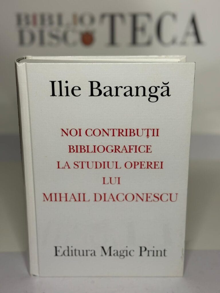 Noi contribuții bibliografice la studiul operei lui Mihail Diaconescu